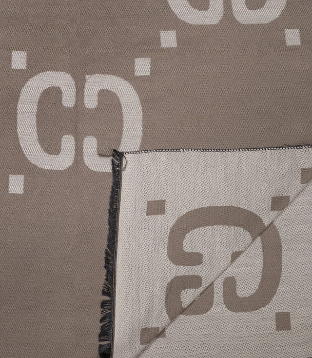 Tkaný šátek vzor CC reverzibilní