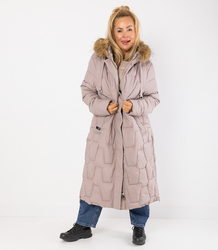 Dlouhá prošívaná zimní bunda URBAN LONG PUFF