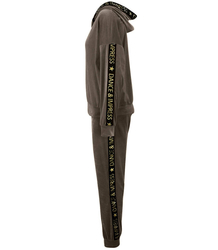 Velurová souprava DRES s opaskem