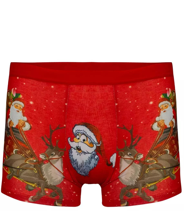 Pánské vánoční boxerky Santa PLUS SIZE