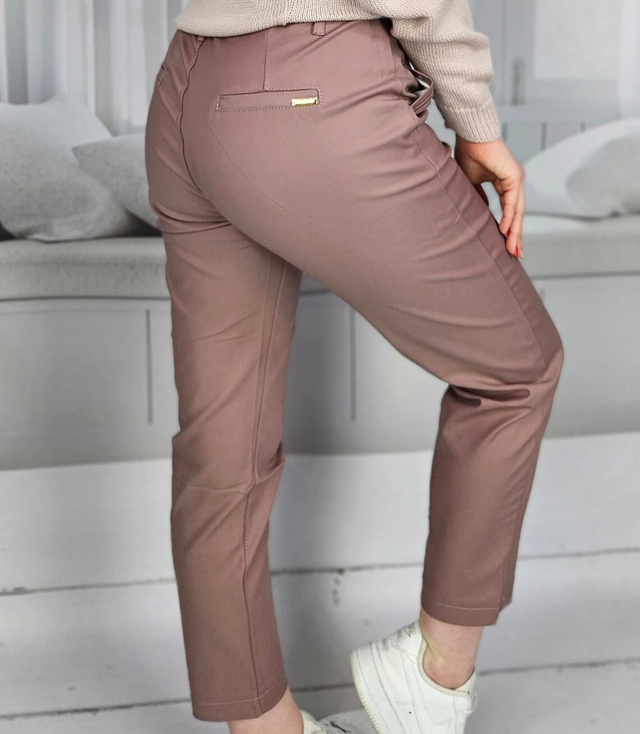 Dámské elegantní barevné cigaretové kalhoty VALERIA