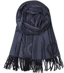 Šál Oboustranný tkaný teplý dlouhý šátek