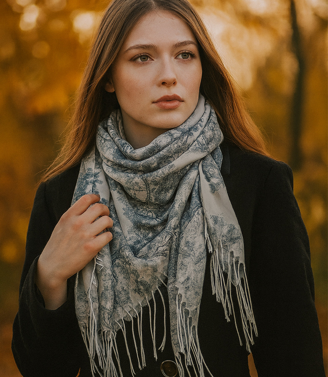 Sling se stylovým pružinovým vzorem 100x100