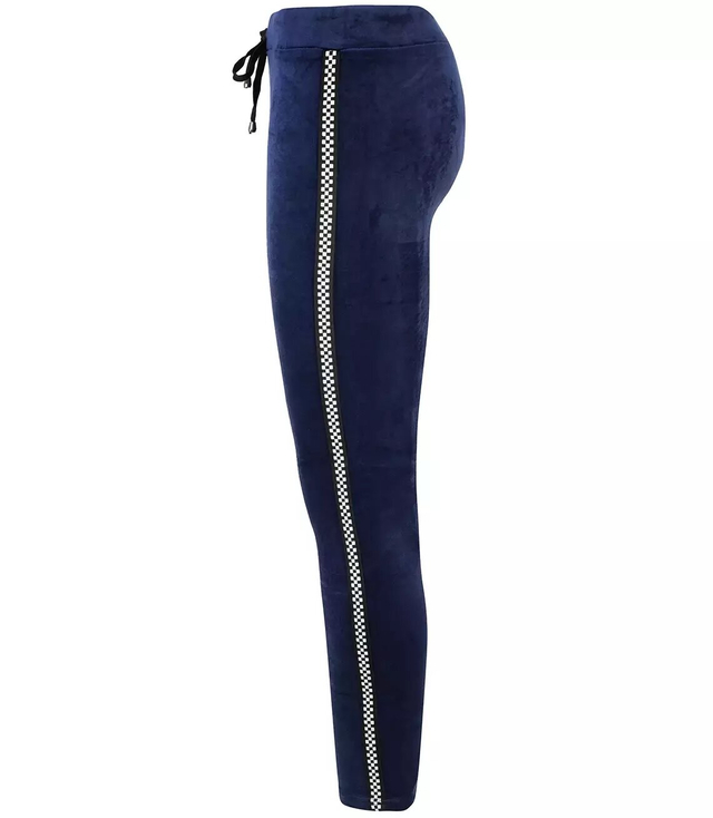 Velurové leopardí legíny tepláky