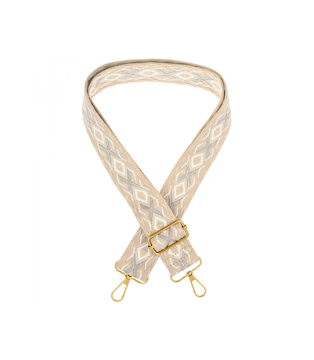 Módní pletený široký popruh kabelky nastavitelný