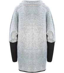 Teplý kabát bunda OMBRE svetr