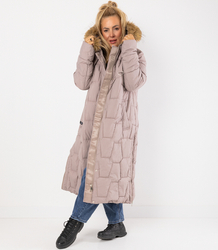 Dlouhá prošívaná zimní bunda URBAN LONG PUFF