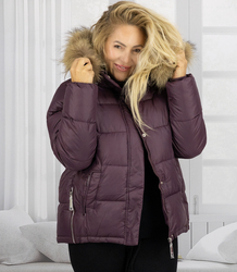 WINTER QUEEN teplá zimní bunda delší bomber bunda