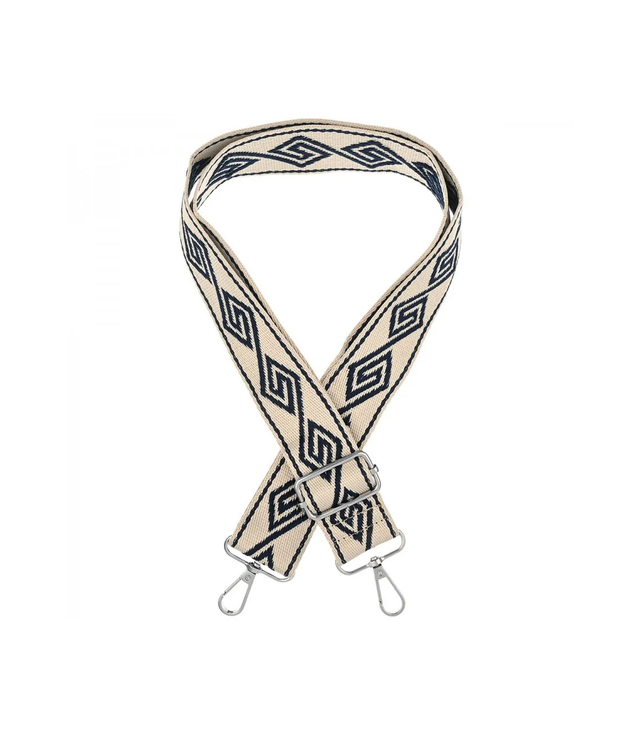 Módní pletený široký popruh kabelky nastavitelný