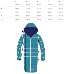 Dlouhá bunda s prošíváním a bočními rozparky ROMA