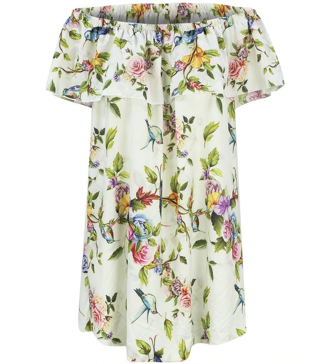 SEXI Šaty Tunika HISPANKA s volánem