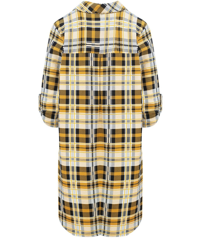 Dlouhá košile TU TUNIKA Emisette CASUAL kostkovaná