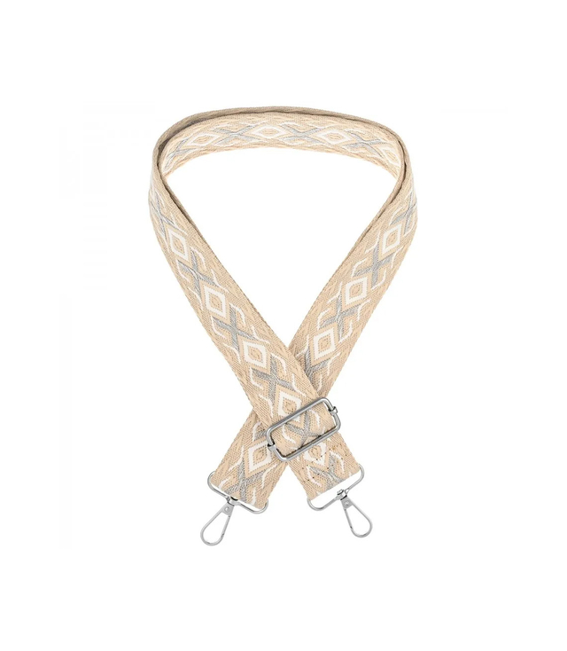 Módní pletený široký popruh kabelky nastavitelný