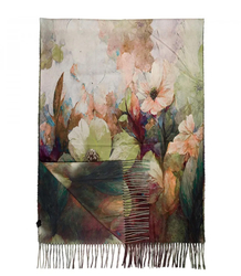 Dámský čtvercový šátek s třásněmi AGRAFKA