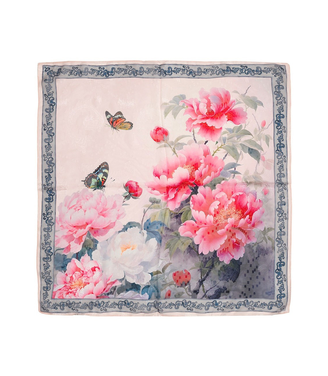 Elegantní dámská šála s šíleným vzorem 70x70