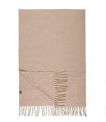 Elegantní šátek s třásněmi v jedné barvě