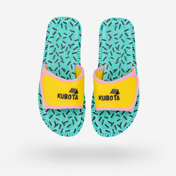 Žabky na suchý zip KUBOTA, stylové HIGH Life