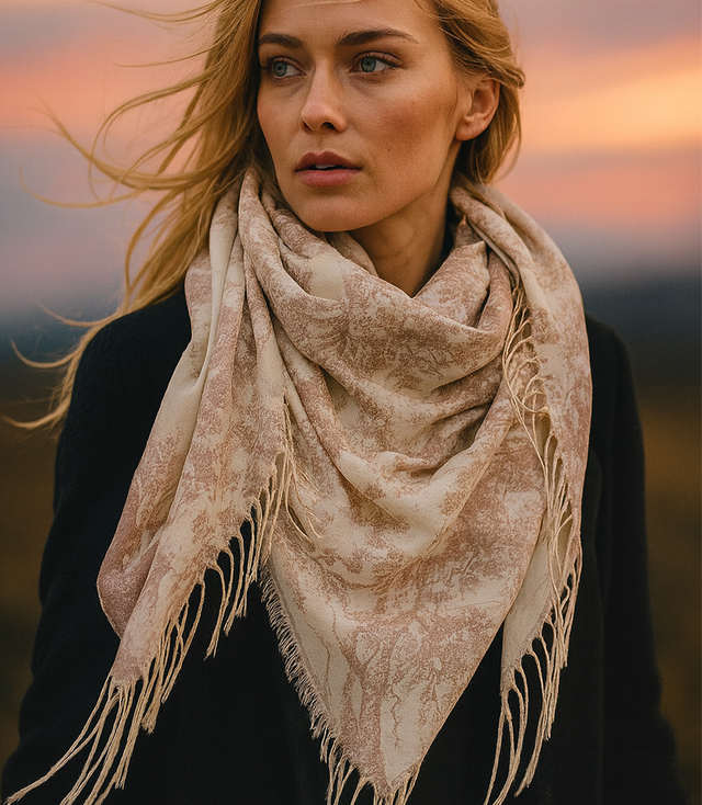 Sling se stylovým pružinovým vzorem 100x100