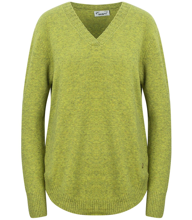 Klasický hladký teplý svetr SEREK