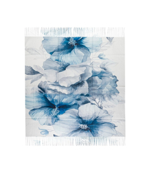 Dámský šátek s květinovým vzorem 100x100