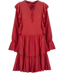 WINDOW Dámské šaty MINI BOHO s volánky