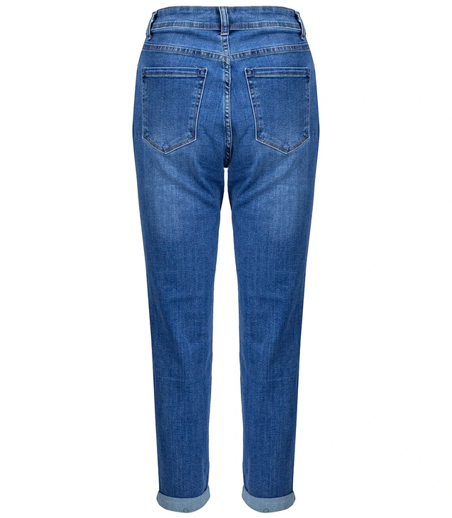 Džínové džíny mom fit modré ELIZA