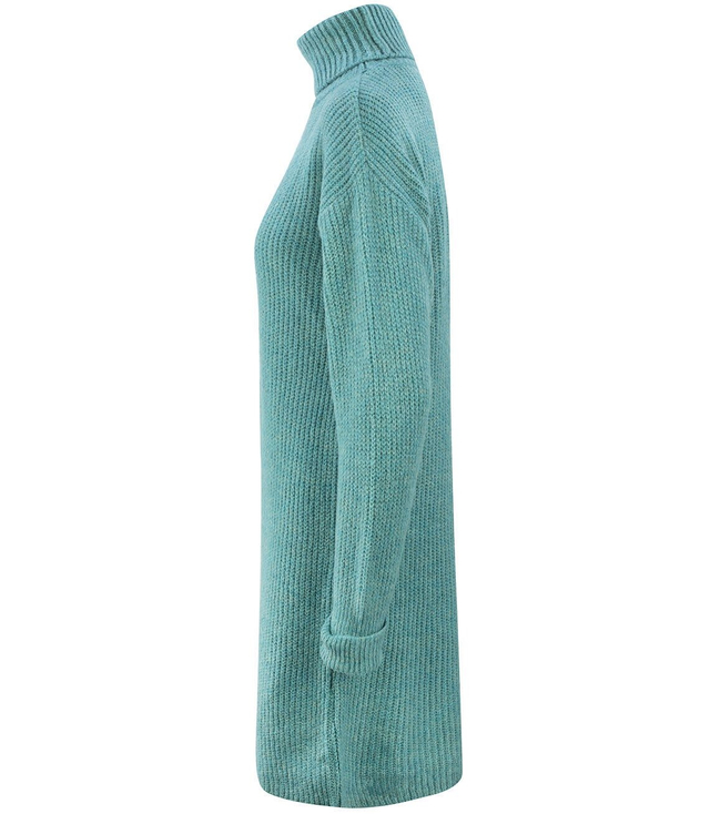 Jednobarevný pletený svetr šaty GOLF