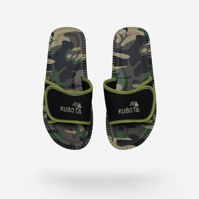 Žabky na suchý zip KUBOTA, stylové HIGH Life