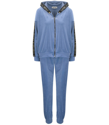 Velurová souprava DRES s opaskem