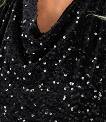 Zářící mini párty šaty s flitry