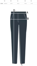 Klasické legíny jemně zateplené