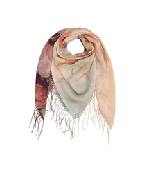 Dámský šátek s květinovým vzorem 100x100