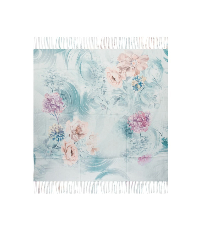 Dámská šála s květinovým vzorem 180x70