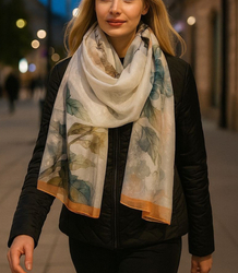 Dámský vzorovaný šátek 70x180