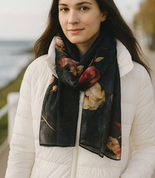 Dámský vzorovaný šátek 70x180