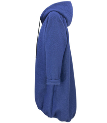 Teplý kabát dlouhý medvědí svetr