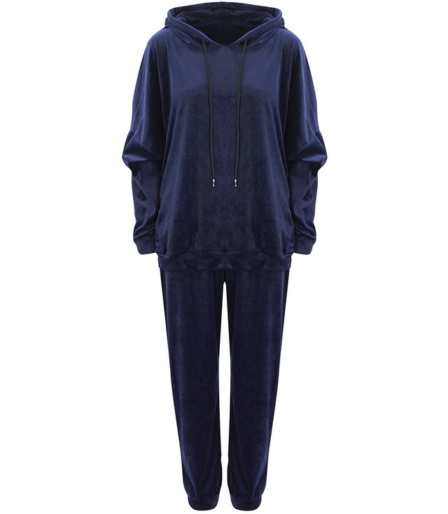 SPORT velurová mikina s kapucí PLUS SIZE Oversize