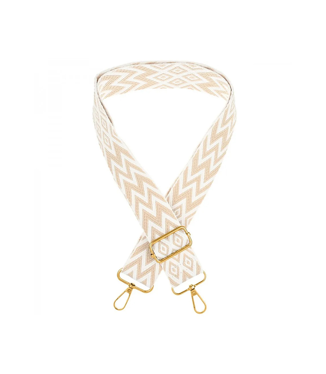 Módní pletený široký popruh kabelky nastavitelný