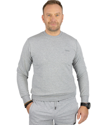 Pánská sportovní mikina bez kapuce s malým reflektorem
