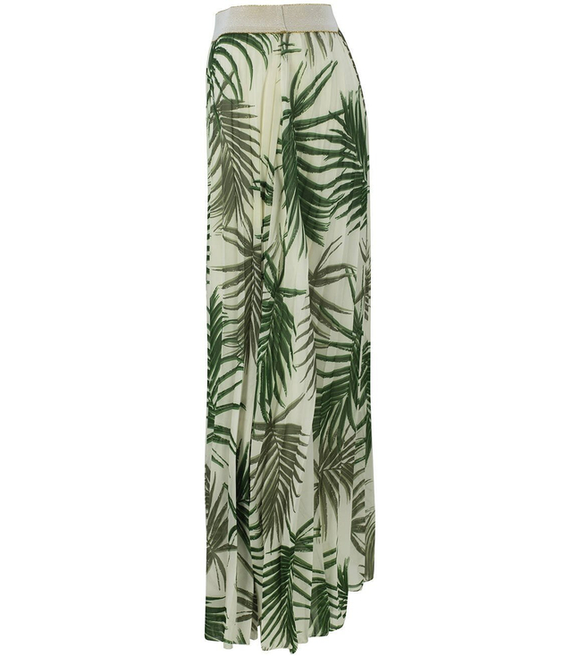 Dlouhá plisovaná sukně MAXI plisé TISK