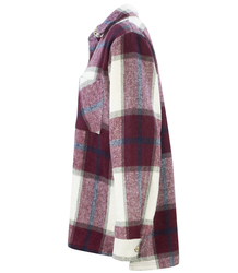 Košile Módní kostkovaná bunda