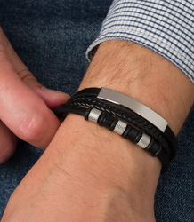 Pánské náramky ideální pro dárek pletené