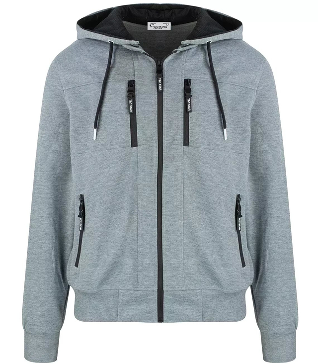 Hybridní pánská přechodná mikinová bunda