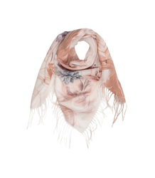 Dámský šátek s květinovým vzorem 100x100