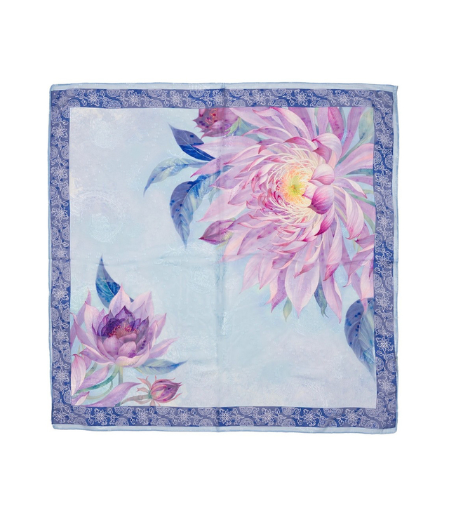 Elegantní dámská šála s šíleným vzorem 70x70