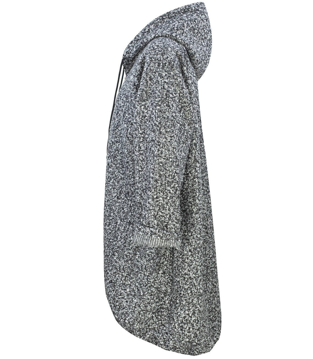 Teplý kabát dlouhý medvědí svetr