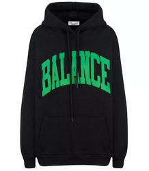 BALANCE oversize unisex mikina s velkými nápisy