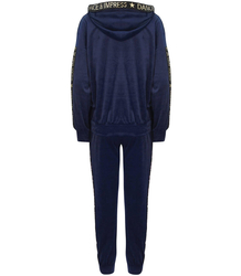 Velurová souprava DRES s opaskem