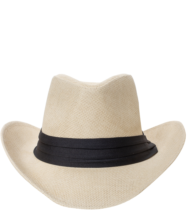 Pánský kovbojský klobouk s černým páskem