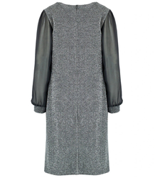 Elegantní trapézové šaty se třpytkami a tylem ELECTRA